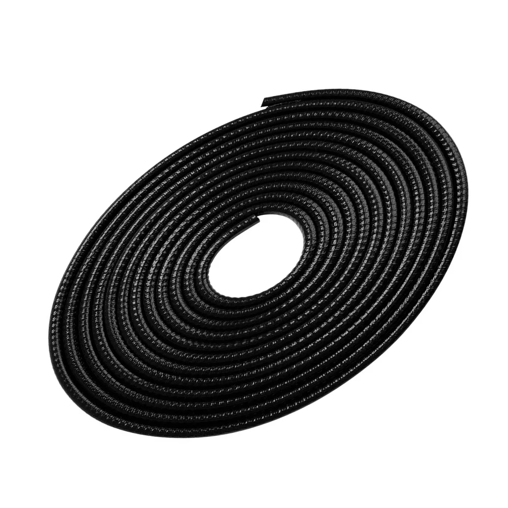 

Car Door Trim Anti-collision Strip Metal Plate Edge Protector Orange Vehicle Black
