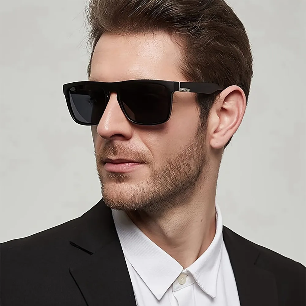 3PCS Square Polarized Sunglasses Anti Glare Sun Shades For Summer Party Vacation Travel Driving Fishing