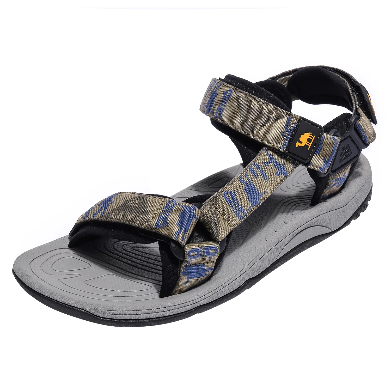 GOLDEN CAMEL Mens Waterproof Hiking Sandals with Arch Support Open Toe Summer Outdoor Beach Water Comfortable Sport Sandals