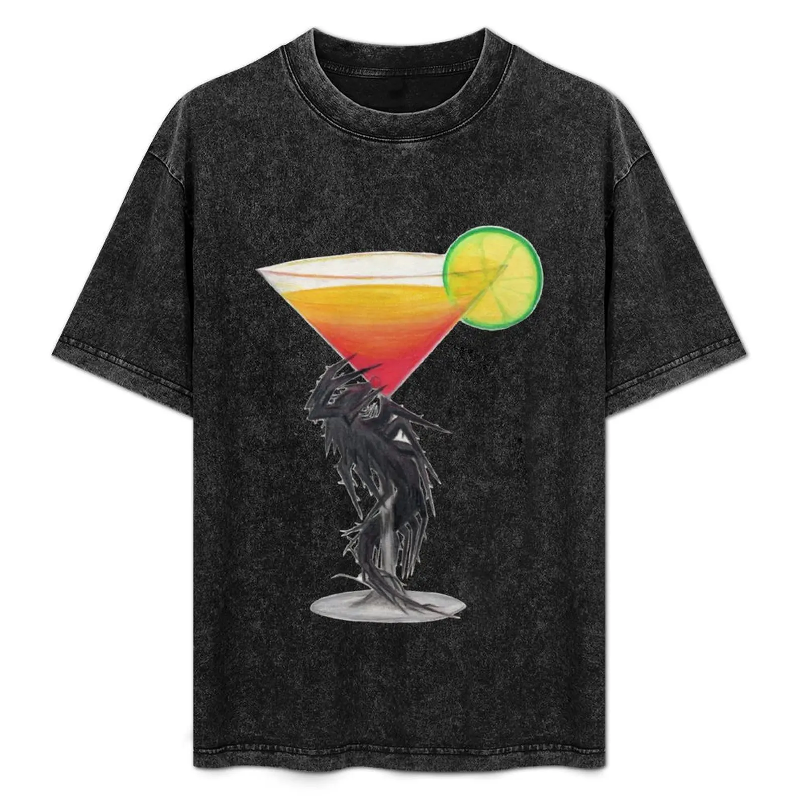 Sky COTL: Camiseta Krill Swill com estampa gráfica casual