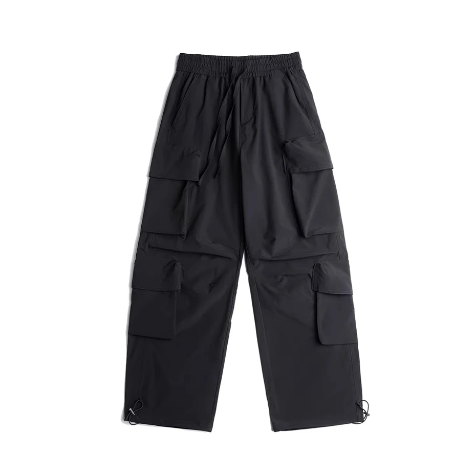 Techwear Tactical Cargo Pant Men Functional Summer Thin Paratrooper 2025 New Streetwear Hip Hop Harajuku Casual Mens Trousers