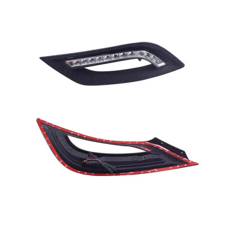 SAAR مناسبة لـ 11-12 Hyundai Daytime Runing ثمانية مصابيح ضباب خاصة معدلة Sonata 8 LED أمامية #4