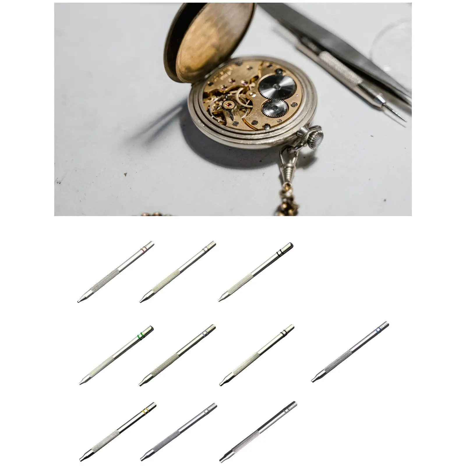 Pin Punch, Watch Repair Part, Easy to Use, Steel Maintenance Strong Toughness