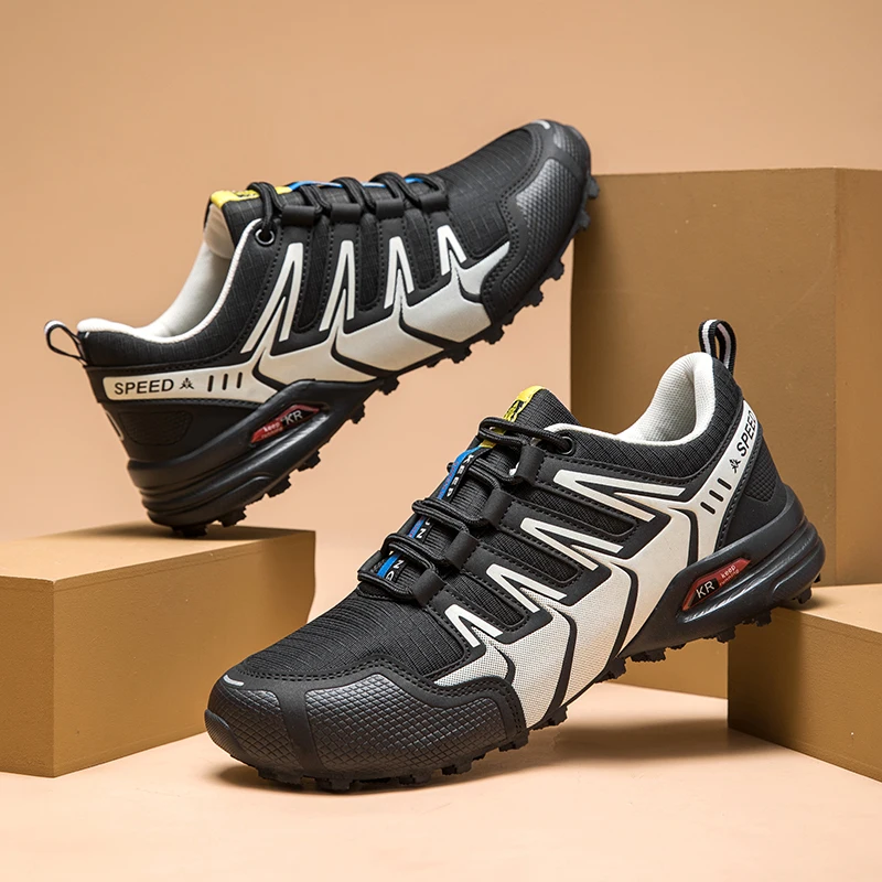 

Hiking Shoes For Men Outdoor Trainers Lace-up Climbing Trekking Sneakers Non-slip Mountain Walking Hunting Tactical Boots