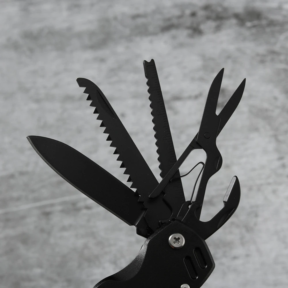 

Stainless Steel Swiss Army Knife Multifunctional Folding Pocket Tool Portable Camping Emergency Outdoor Survival Kit