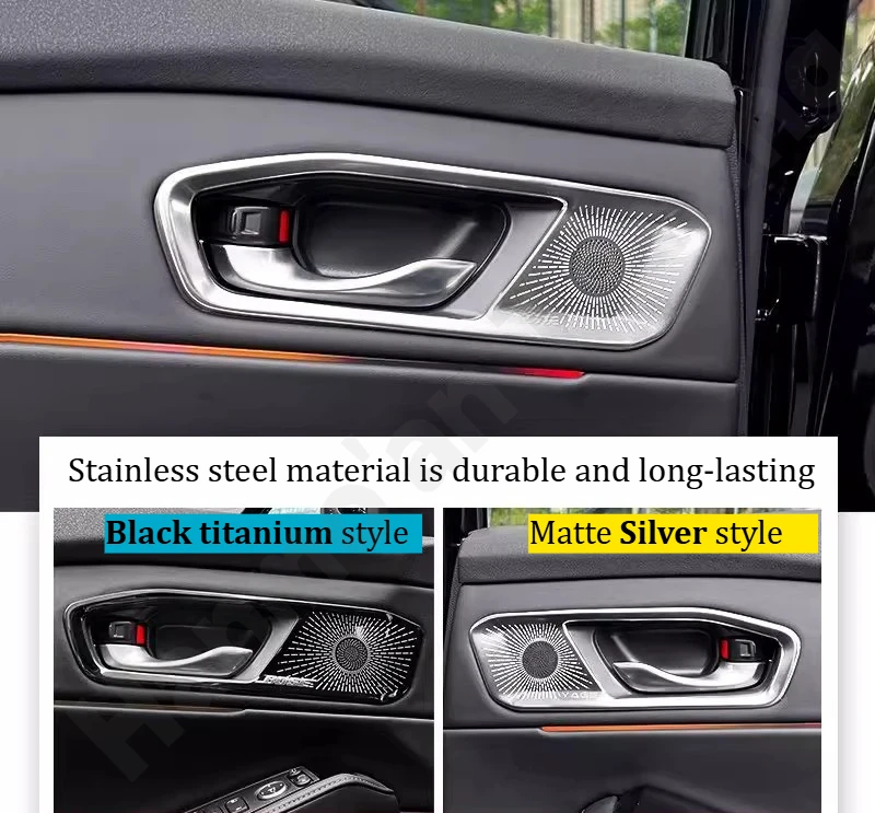 

for Honda Accord /Inspire 2023 2024 2025 Stainless steel handle stickers/door protection covers/door handle decorative patches