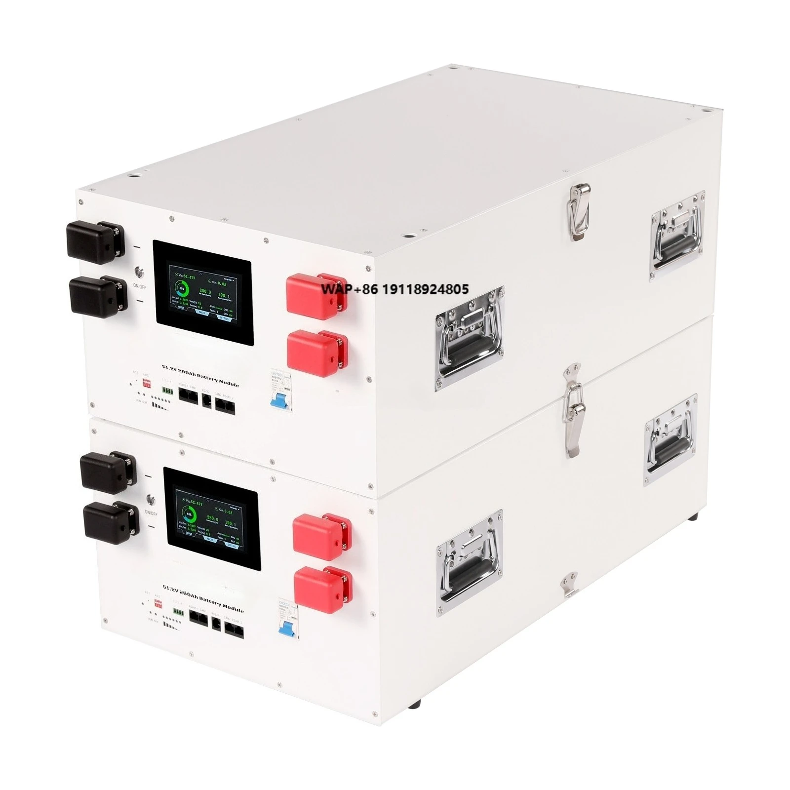 

Горизонтальный литиевый аккумуляторный блок AWT 16 кВт·ч 51.2В 48В 280А·ч 314А·ч LiFePO4 с Bluetooth-мониторингом для домашней солнечной системы