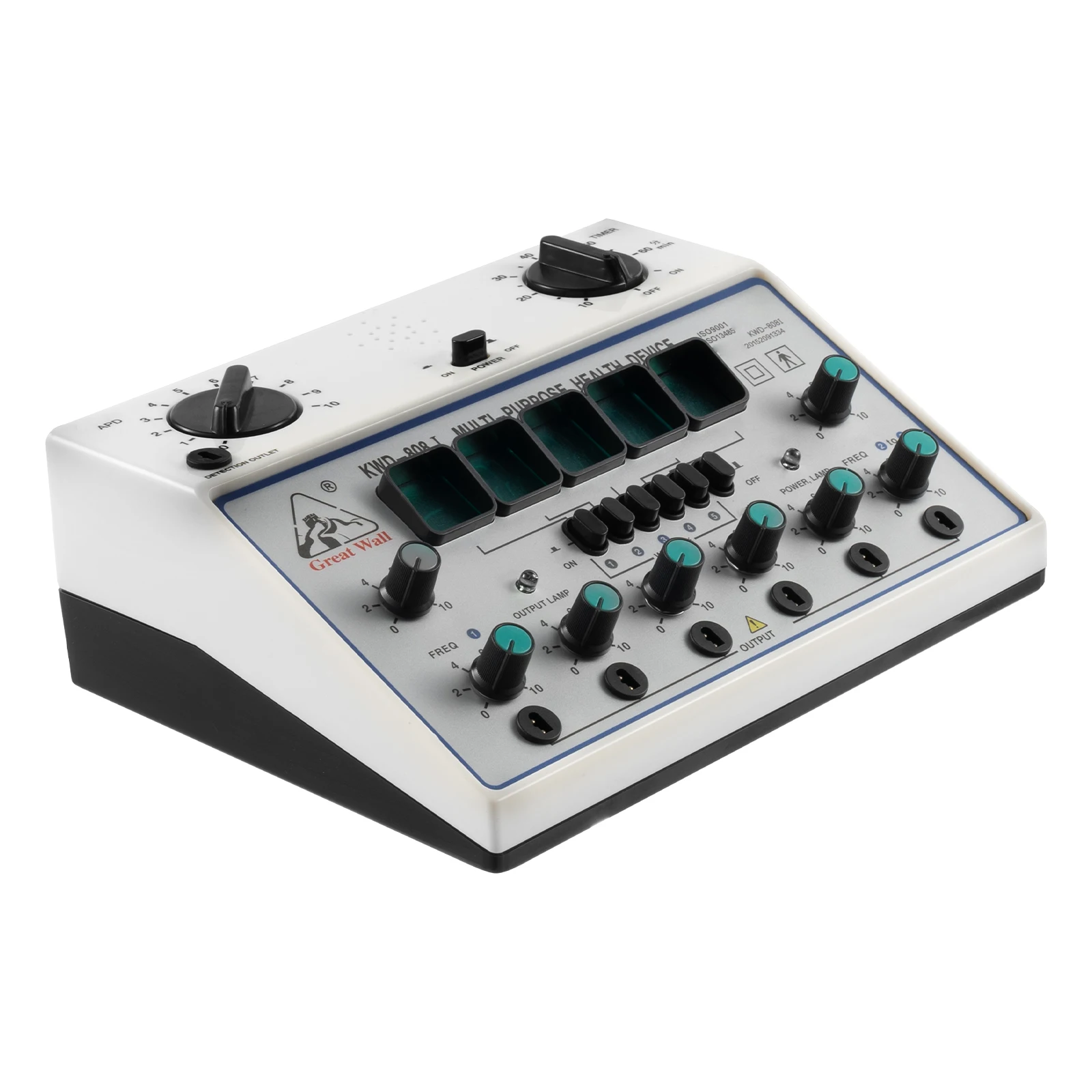 جهاز علاج احترافي لتخفيف آلام العضلات من TENS EMS، مدلك الوخز بالإبر الكهربائي المحمول مع وسادات كهربائية للاستخدام المنزلي