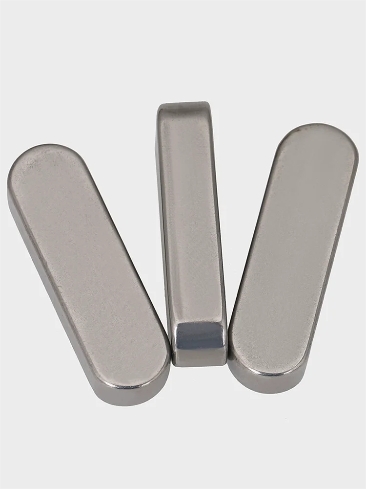 M3 M4 M5 M6 M8 M10 M12 304 Stainless Steel Parallel Keys Pin GB1096 A Type Square Rectangular Keys Dowel Drive Shaft Round Ends