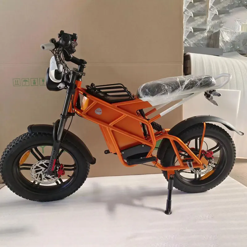 Sepeda Listrik Hybrid Ban Tebal Super Tahan Lama STLF 48V 750W/1500W, Sepeda Motor Listrik, Sepeda Gunung Listrik