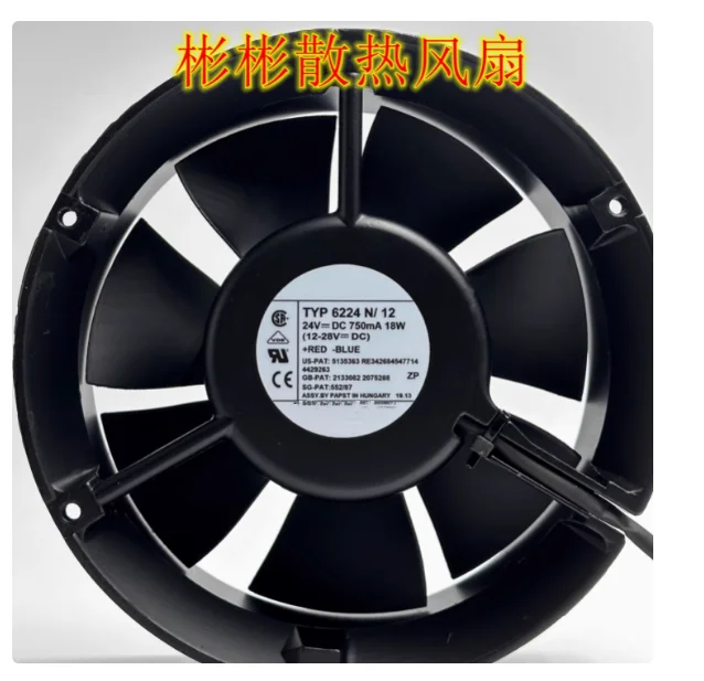 

New Original Fan 6224N/9 6224N/12 6224N/17HAU 6224N/17HT DC24V TYP