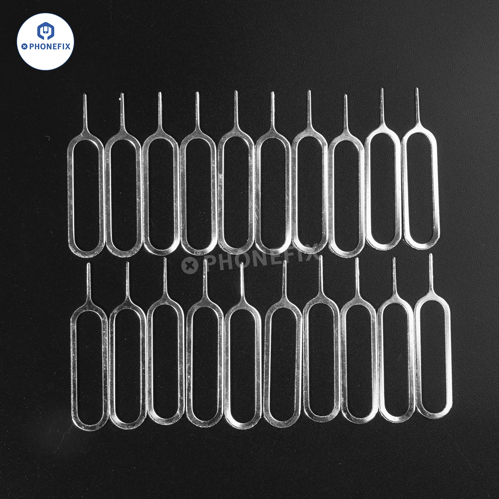 100 / 500 Uds. Bandeja de tarjeta Sim Universal Pin expulsión abridor de aguja eyector reparación de apertura para iPhone y todos los teléfonos móviles