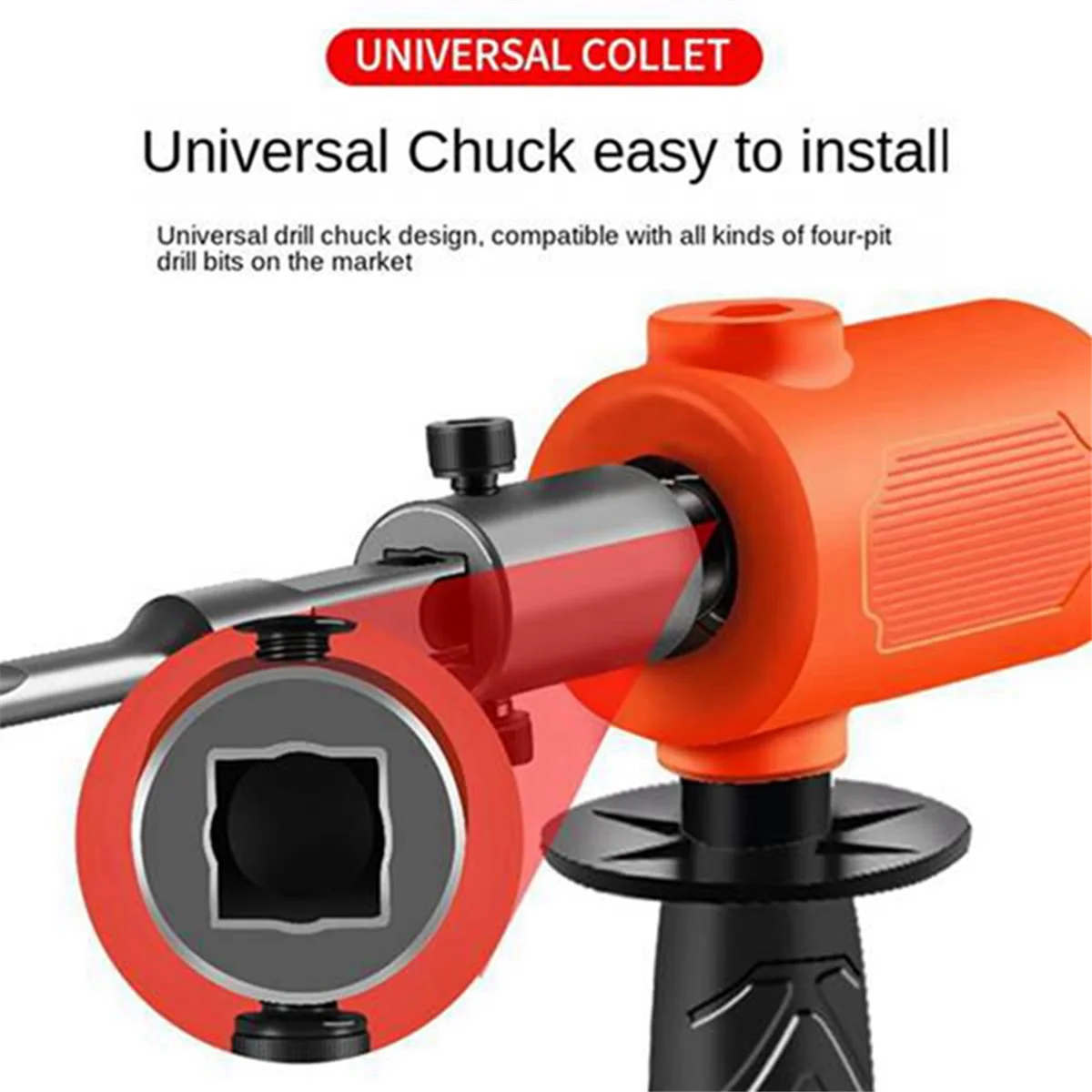 Electric Hammer Conversion Head Universal Electric Drill to Electric Hammer Power Tool Accessories Electric Hammer