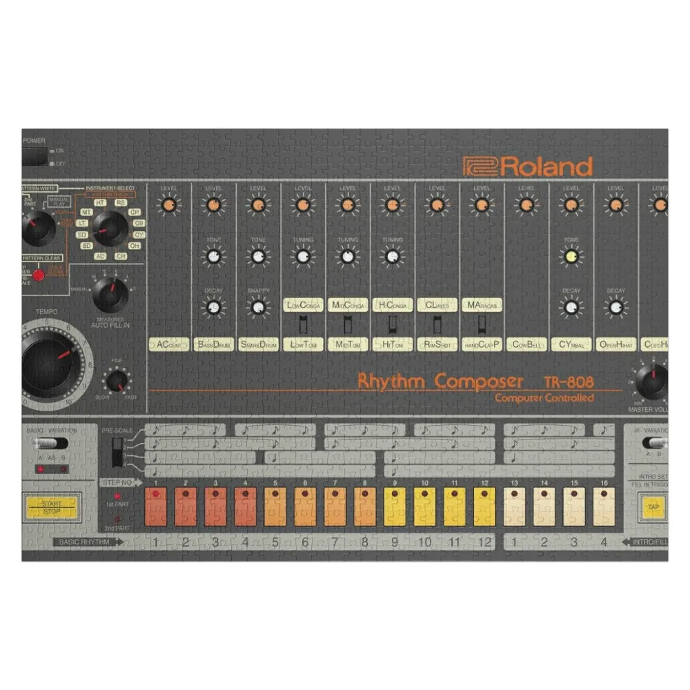 

Roland TR-808 ритм-композитор-головоломка-головоломка на заказ для взрослых деревянная головоломка для взрослых