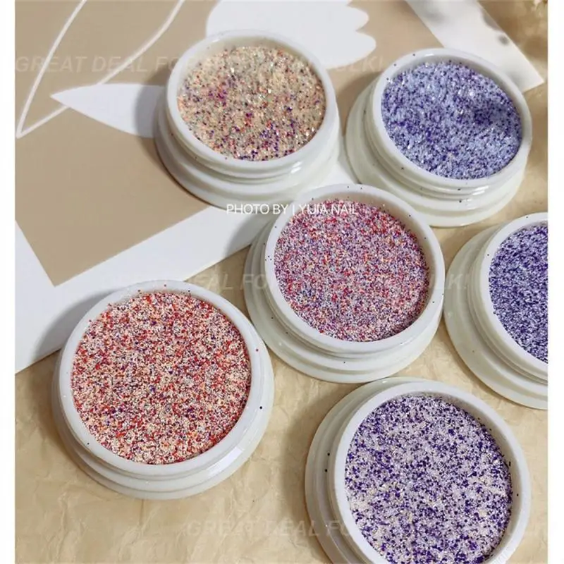 Paznokcie brokatowy proszek akrylowy do paznokci dekoracja do paznokci wzmocnienie paznokci cukier w proszku trwały jasny lakier do paznokci w proszku Nail Art