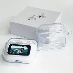Transparent Silicone Cover For A9PRO Headphones Protective Case Anti-fall Shockproof Dustproof Wireless Bluetooth Earphones Case