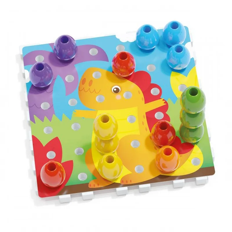 

Kindergarten science and education toy building block splicing toy giant hand mushroom nail