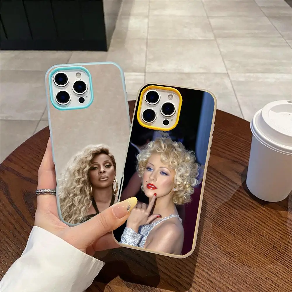 

Mary J. Blige Phone Case Jelly Dual-Layer Shockproof Phone Case for iPhone 17 16 15 14 13 12ProMax
