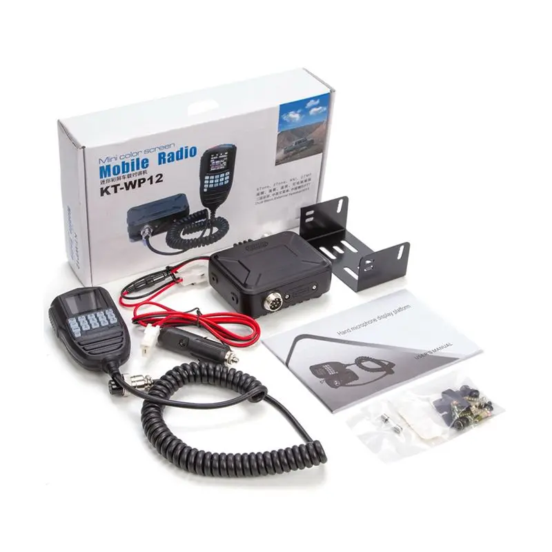 

For Home 1Set For QYT KT-WP12 Mini Mobile Ham Radio Car Transceiver 200 Channels Long Range VHF UHF