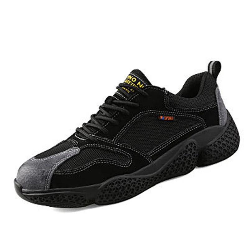 Safety shoes Lightweight Breathable Anti impact puncture Sports Fashion hiking  Protective shoes