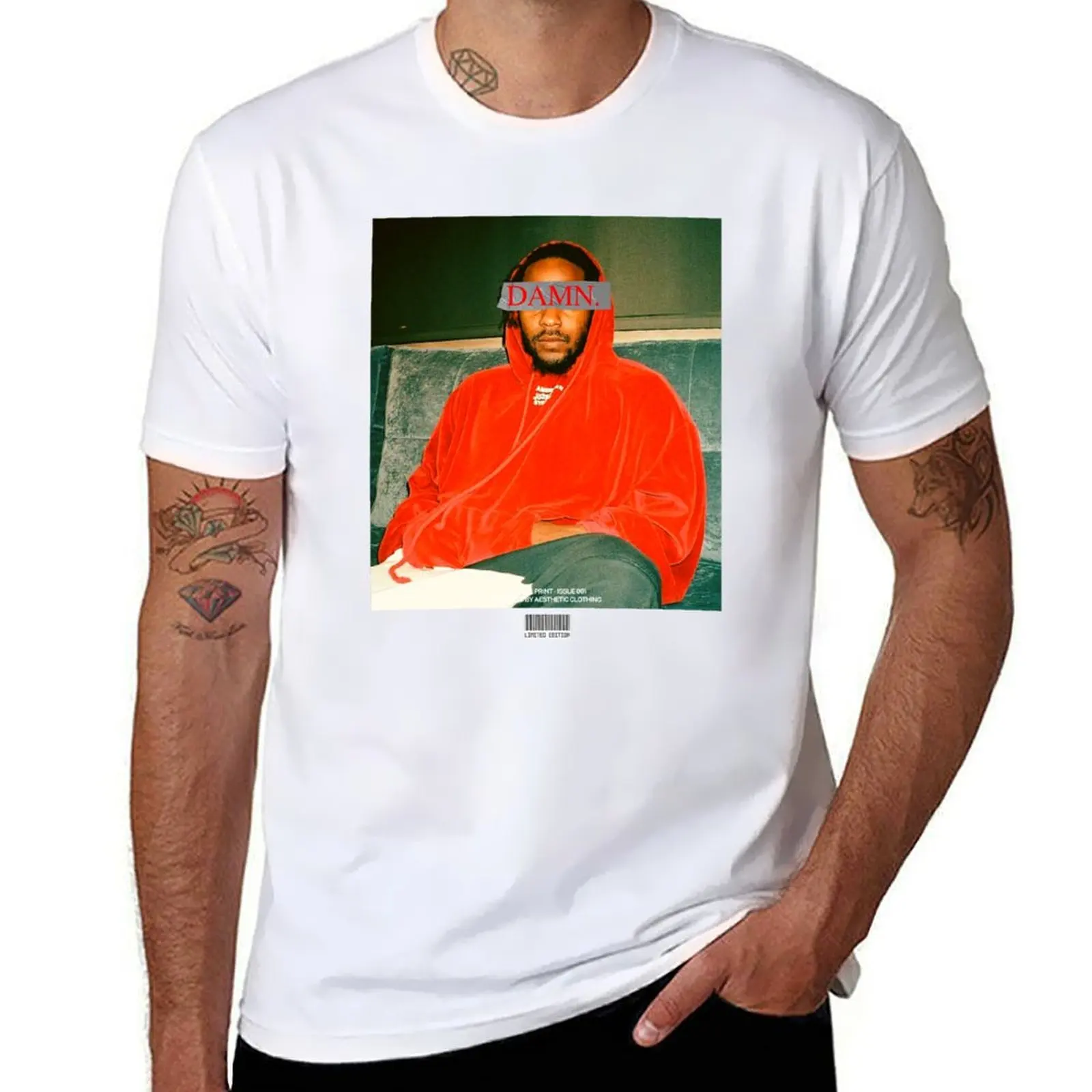 

Kendrick Lamar DAMN. Graphic, Vintage Graphic Tee T-Shirt man t shirts cotton cotton tshirt 100% man t shirt graphic T-Shirt