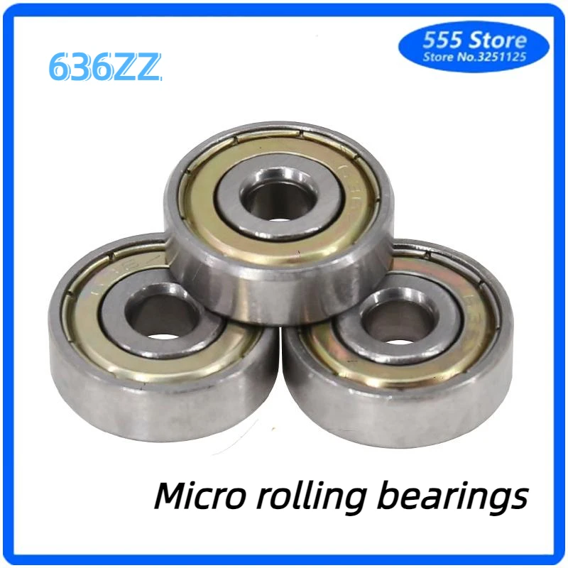 Manufacturer's spot micro rolling bearing 636ZZ size 22 * 7 * 6mm