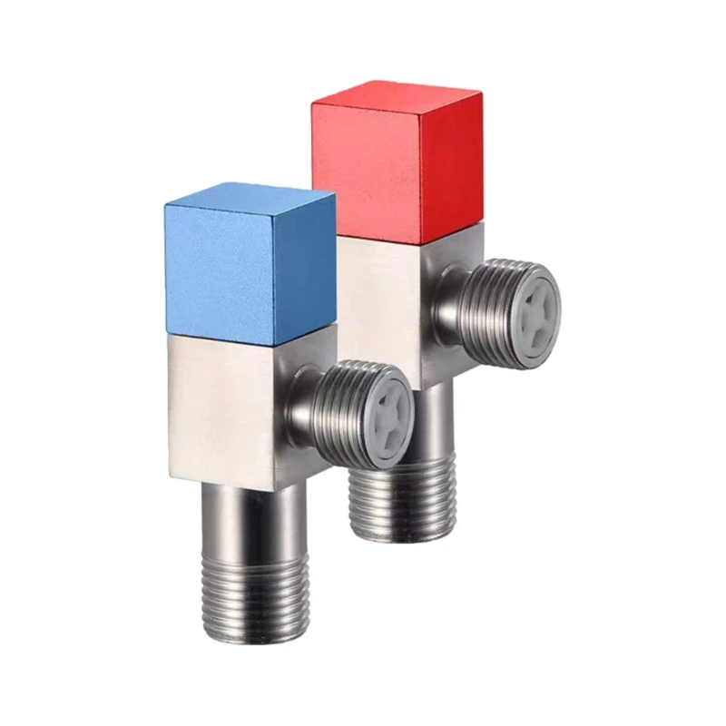 Upgraded 304 Stainless Steel Corner Tap Valves Heavy Duty Faucet Valves Durable for Household & Commercial Use