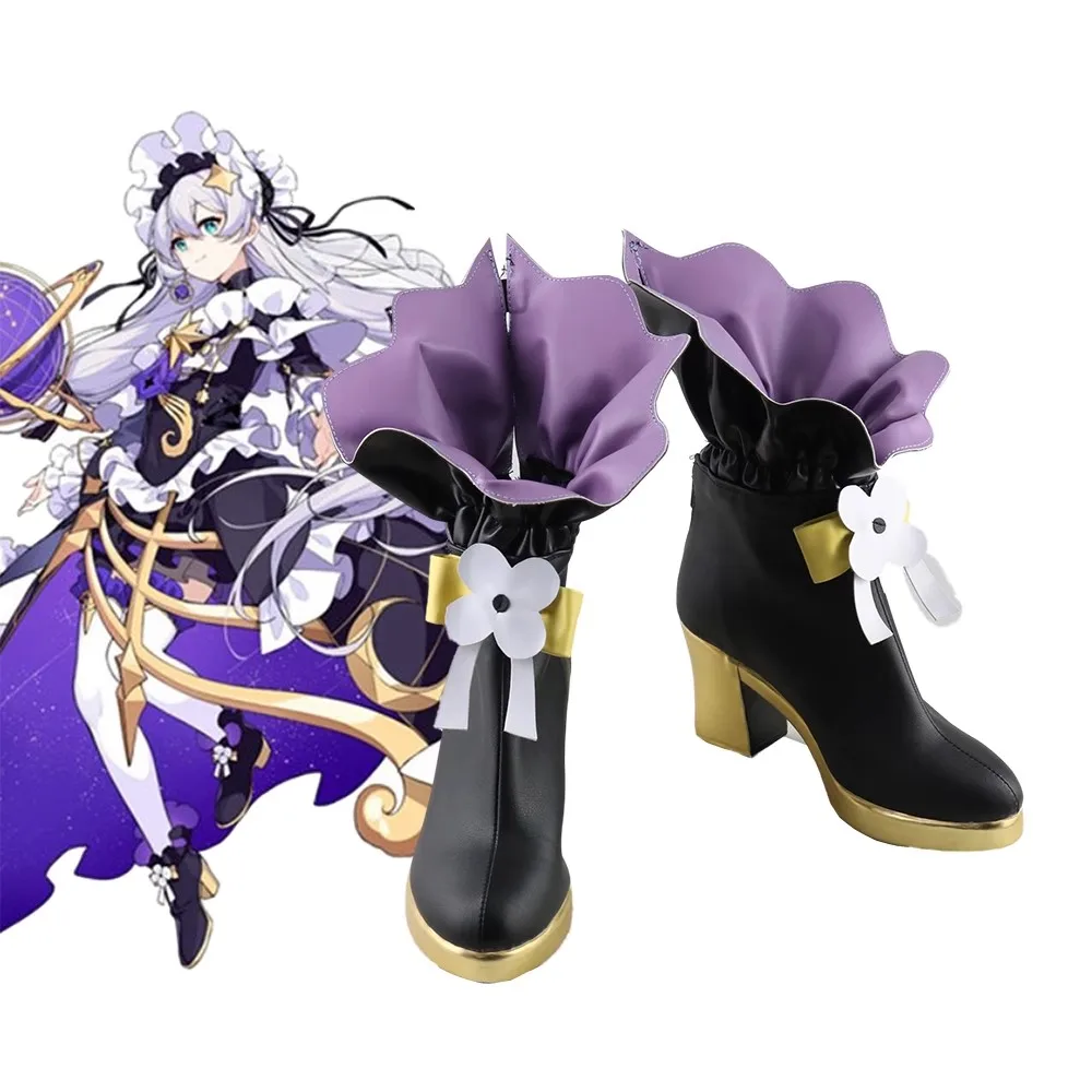 

Game Honkai Impact 3rd Theresa Apocalypse Cosplay Shoes Boots Role Play Halloween Carnival Christmas Party Outfit Props Custom