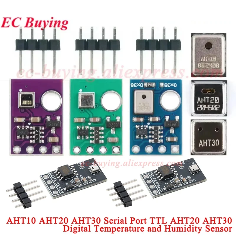 Tinycontrol AHT20 - Temperatur- und Feuchtigkeitssensor - I2C - Robotikgeschäft Tinycontrol AHT20 - Temperatur- und Feuchtigkeitssensor - I2C - Robotikgeschäft