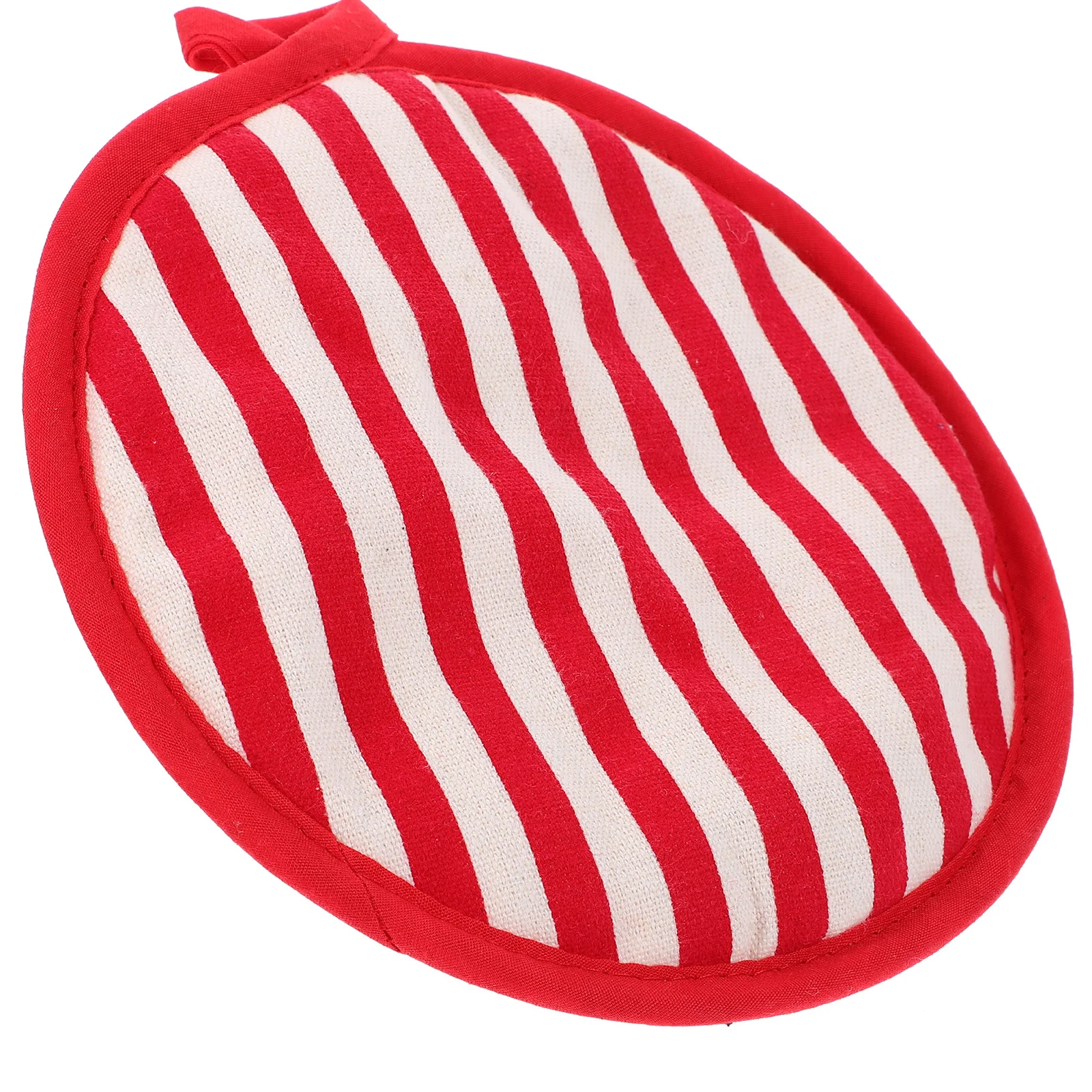 

Cotton Insulated Mat Round Pot Holder Oven Pad Anti Scalding Tabletop Protection Dish Pad Rustic Style Placemat Reusable