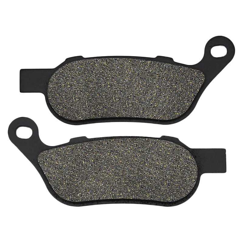 Cyleto Motorcycle Rear Brake Pads for Harley davidson FXSTC Softail Custom 2008-2010 FXDWG Dyna Wide Glide 2008-2017