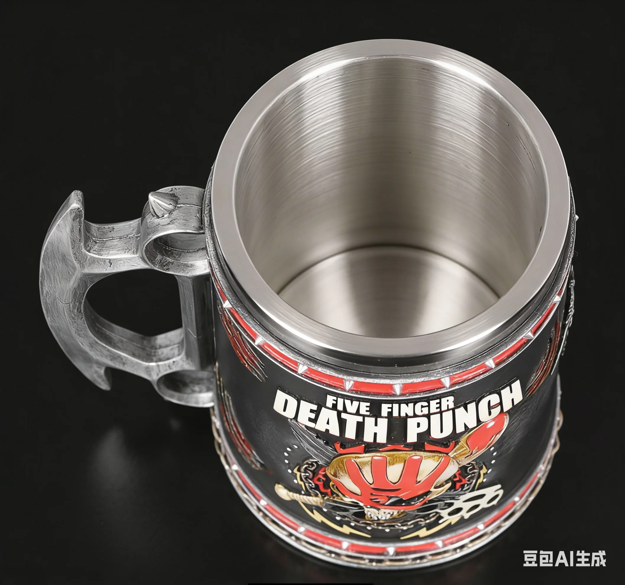Tazas de Cerveza de Acero Inoxidable con Diseño de Calavera de Béisbol Five Finger Death Punch, Vasos de Agua, Regalo de Halloween, Taza de Café
