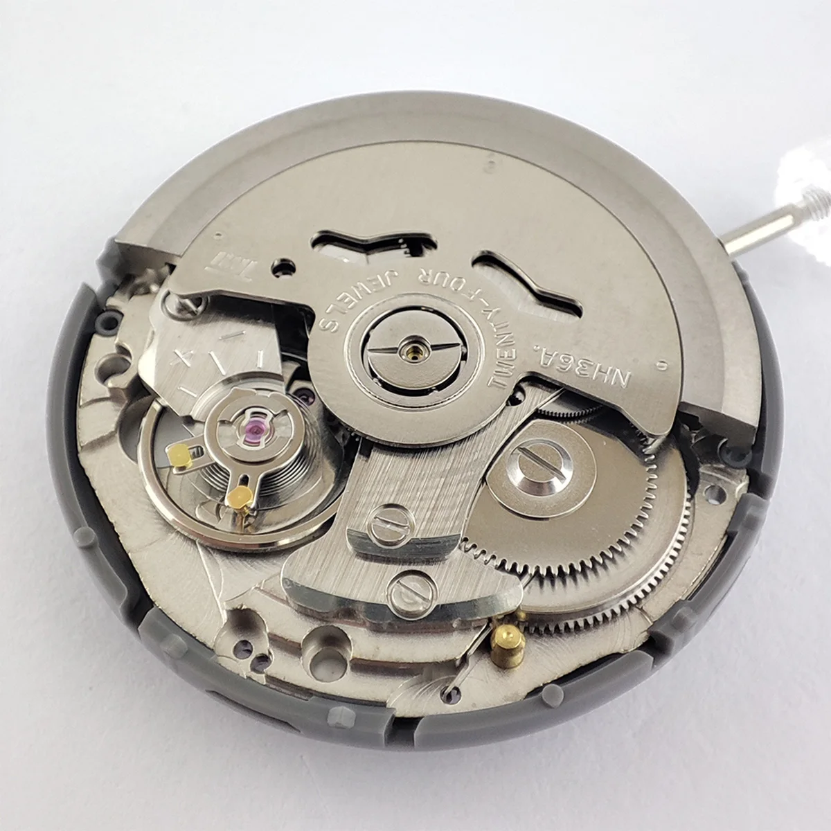 Japan Original NH36 Mechanical Movement High Accuracy Black 3 o'clock Date 4.2o'clock Crown Automatic Watch Movement Replace Kit