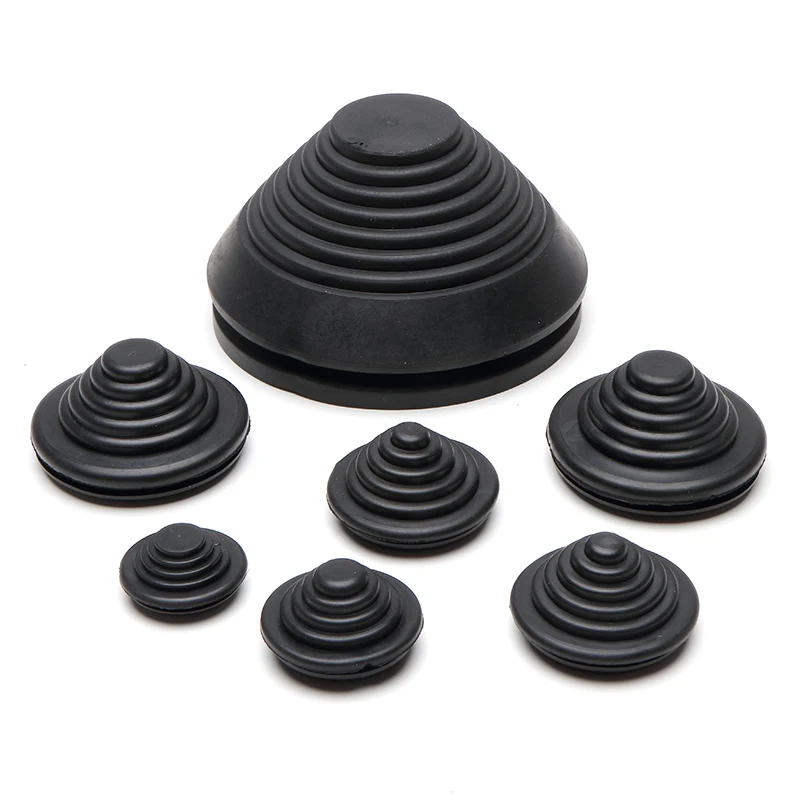 Rubber Tower Type Protection Coil For Protection Power Distribution Box Wire Cable O-ring Protective Ring Sealing Cap Hole Plug