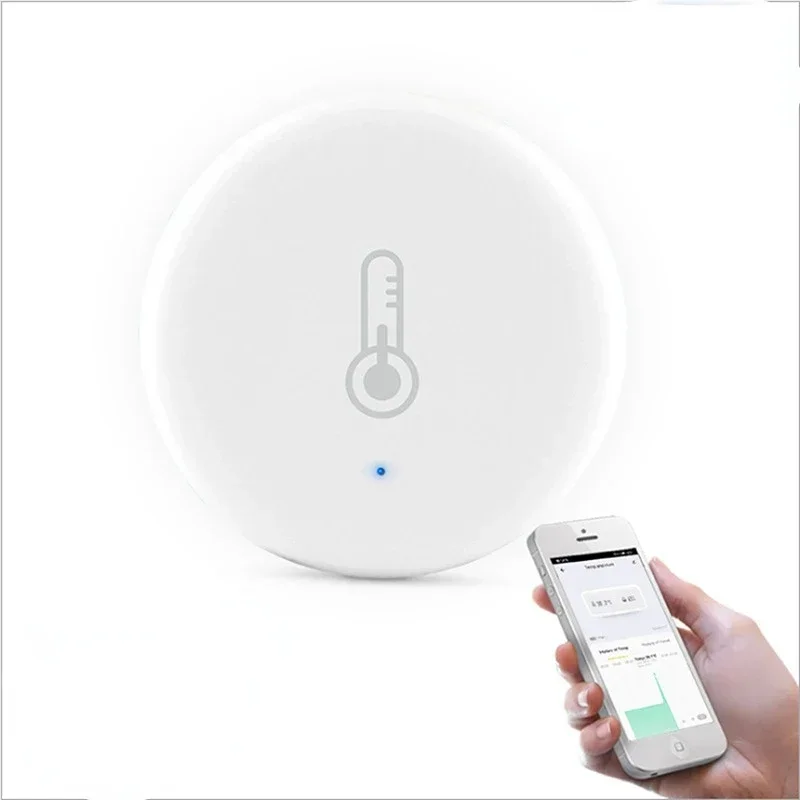 Temperature wireless temperature and humidity sensor Mobile APP remote linkage