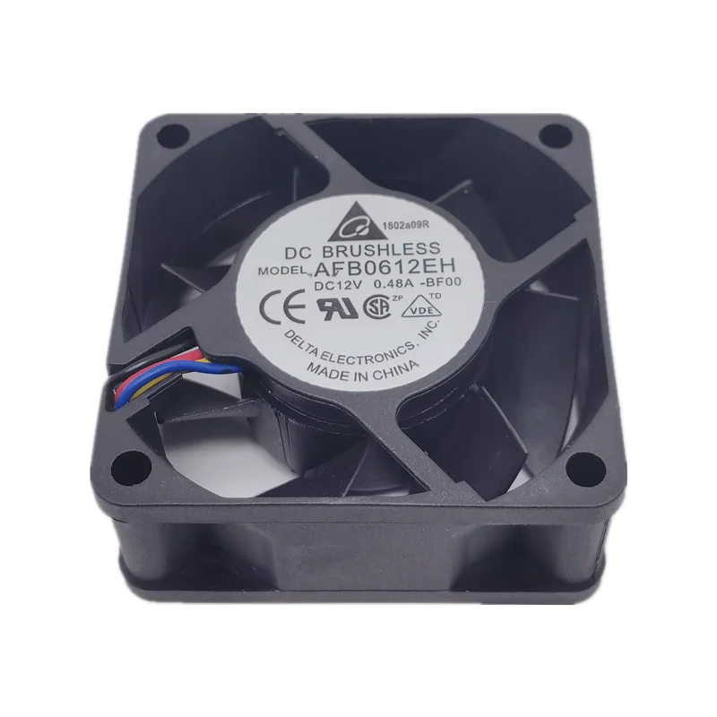 New delta AFB0612EH 12V 0.48A 6025 6cm PWM temperature control speed regulating power fan