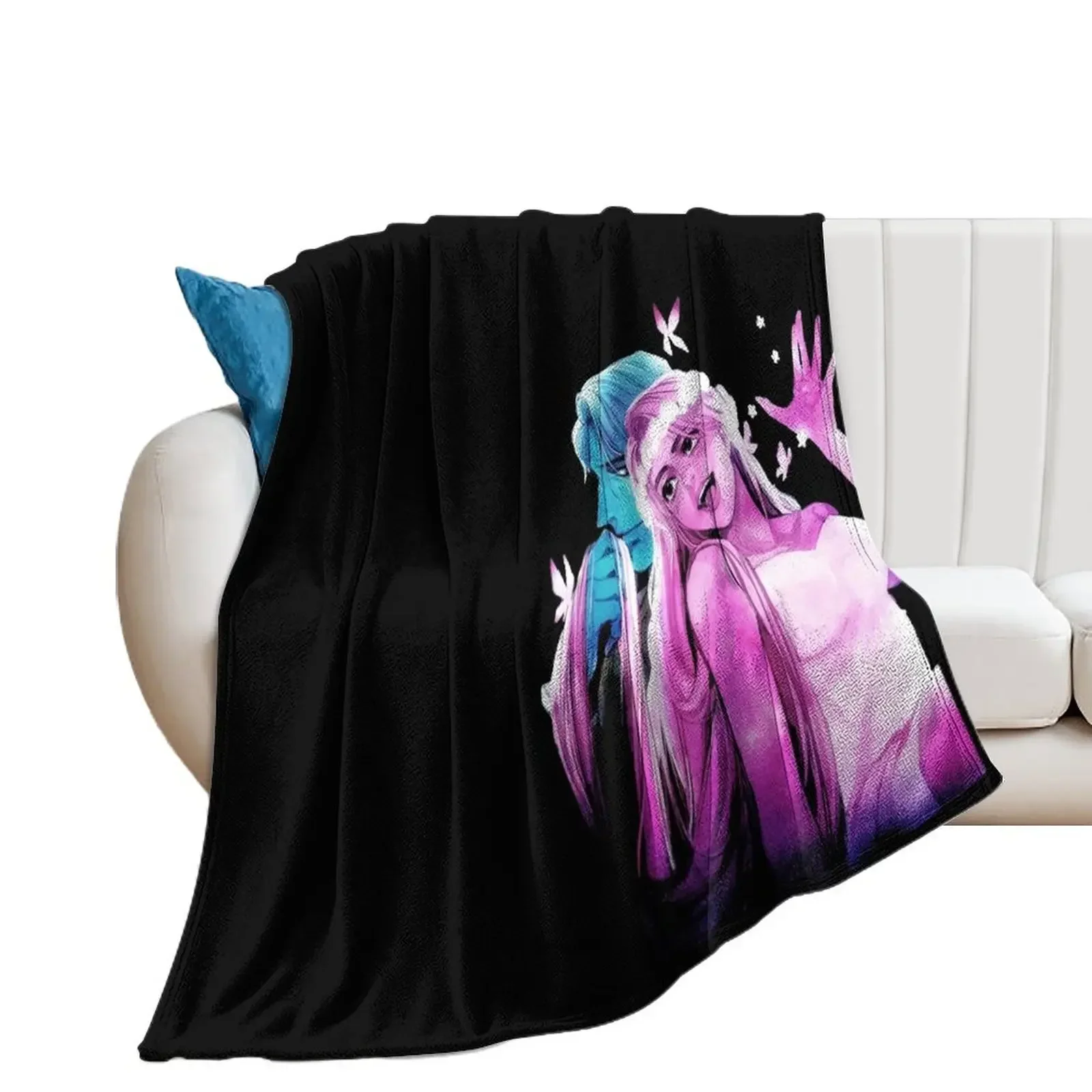 Lore Olympus FanArt Tshirt - Lore Olympus Greek Mythology Sticker Throw Blanket valentine gift ideas Travel Blankets