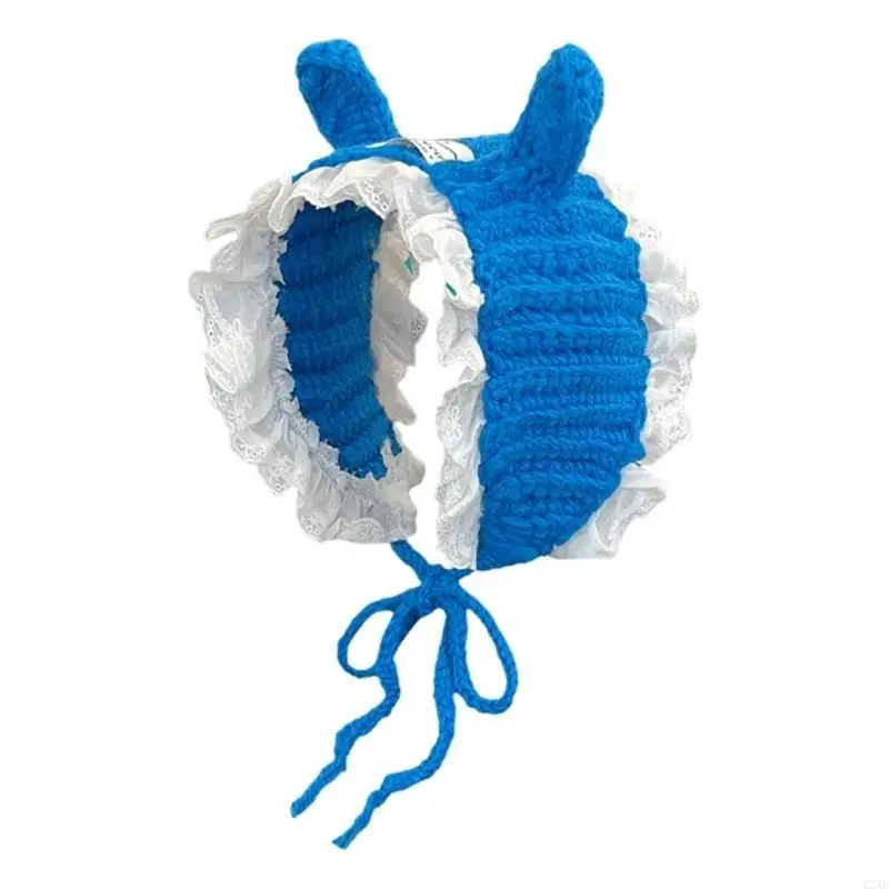 72xe 토끼 모양 귀마프스 겨울 어린이 귀마리 귀 귀에 따뜻한 신축성 귀마개 여성 패션