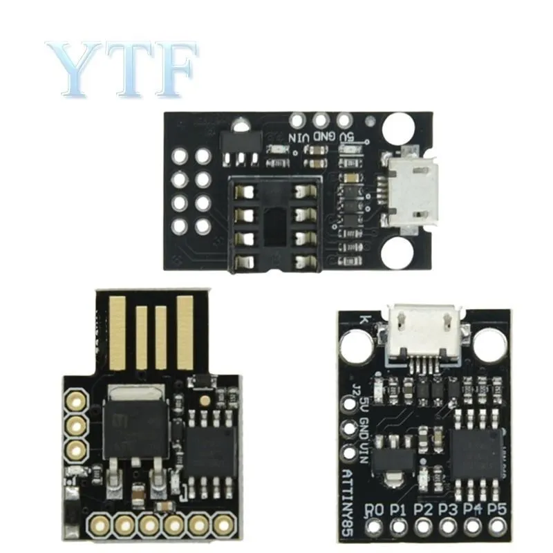 ATtiny85 Digispark Kickstarter Micro USB Development Board Module For Arduino IIC I2C TWI SPI Low Power Microcontroller