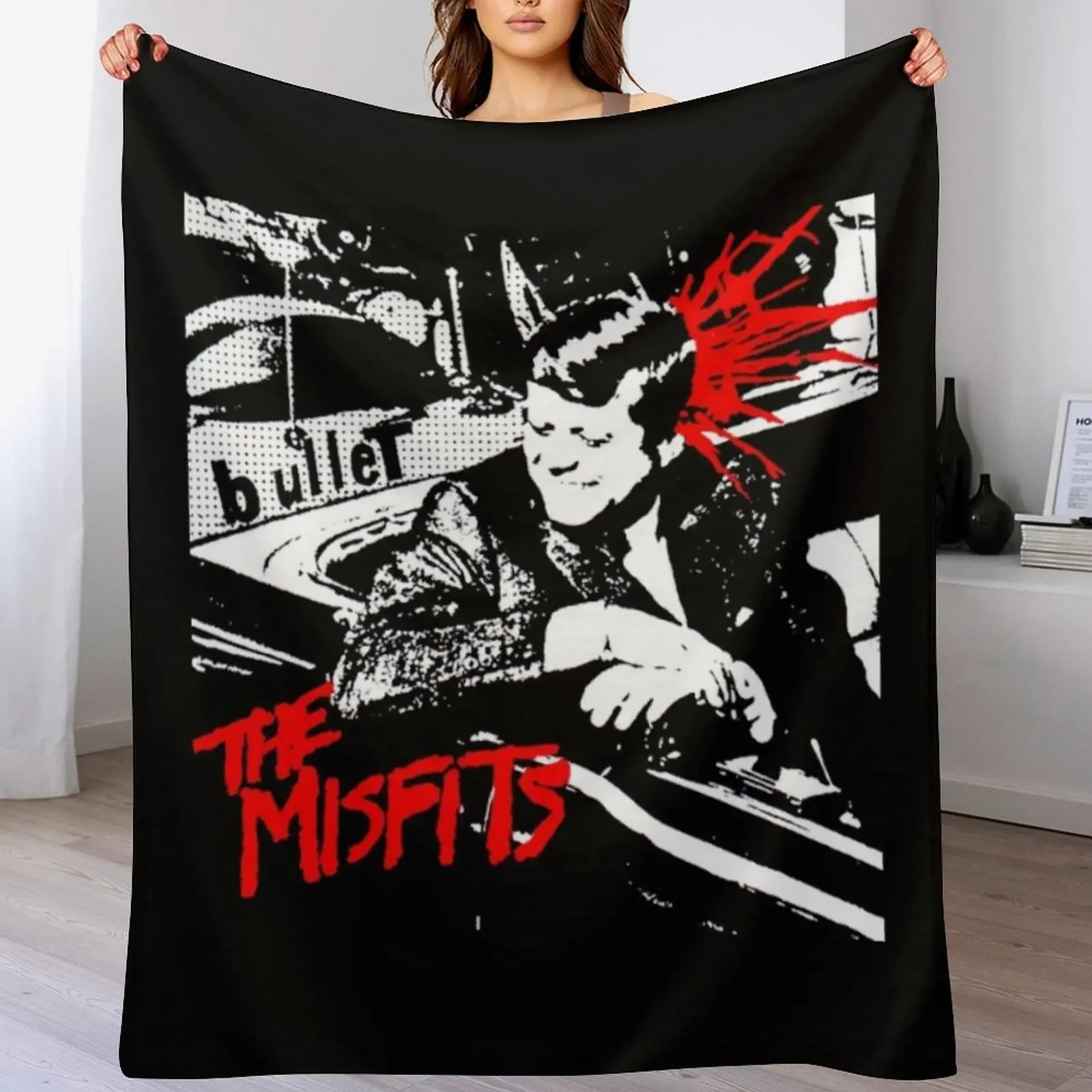 

Misfits - Bullet Throw Blanket Versatile Cozy Throw Blanket for All Occasions