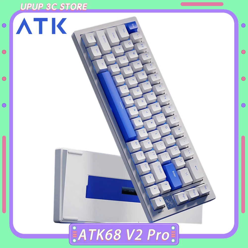 ATK68 V2 Pro Magnetic Switch Keyboard 8K Gaming Keyboard Customized Aluminium Alloy Mechanical Keyboard Valorant PC Accessories