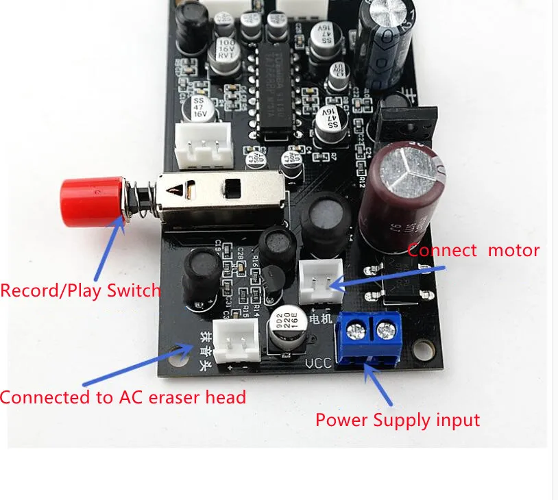 TA7668 Tape Recording + Playback Preamplifier amplifier Board For Vintage tape drive Deck head