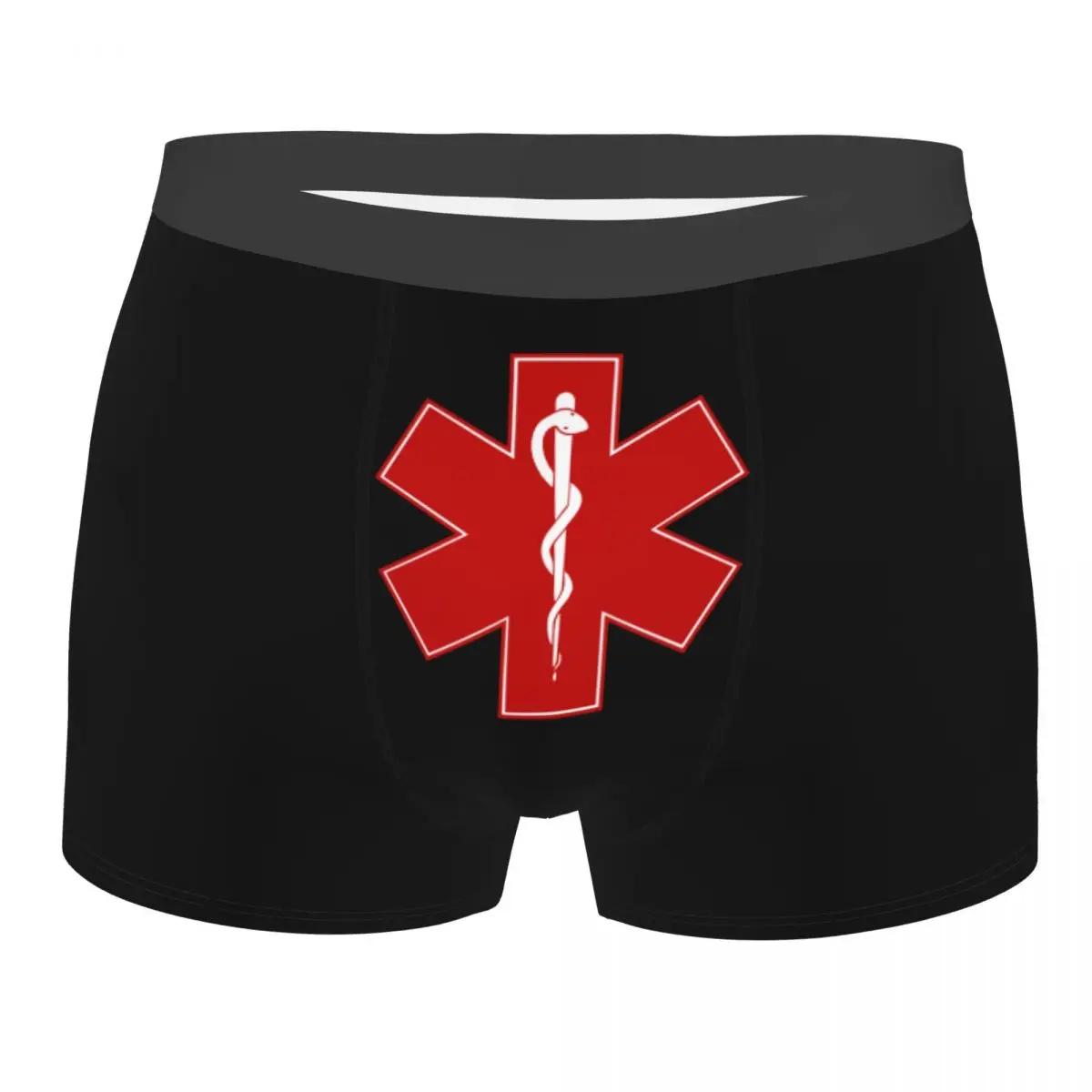 

Пользовательские боксеры Emt Star Of Life, мужские трусы Emt Paramedic, медицинские трусы, нижнее белье, модные трусы