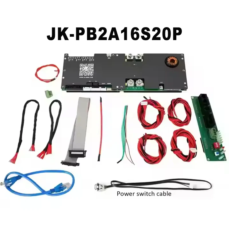 Picture 3: PB2A16S20P JKBMS 16S 200A Bms for Lithium Ion Battery Pack Lifepo4 Battery Bms 48v Parallel Support RS485 CAN BT JK Inverter BMS