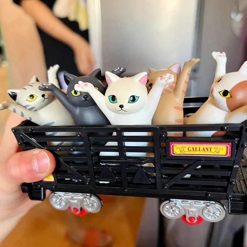 Genuine Version Funny Cat Pen Holder Toy Hold Everything Cat Earphone Bracket Home Decoration  Dancing Kitty Pencil Stand Gift