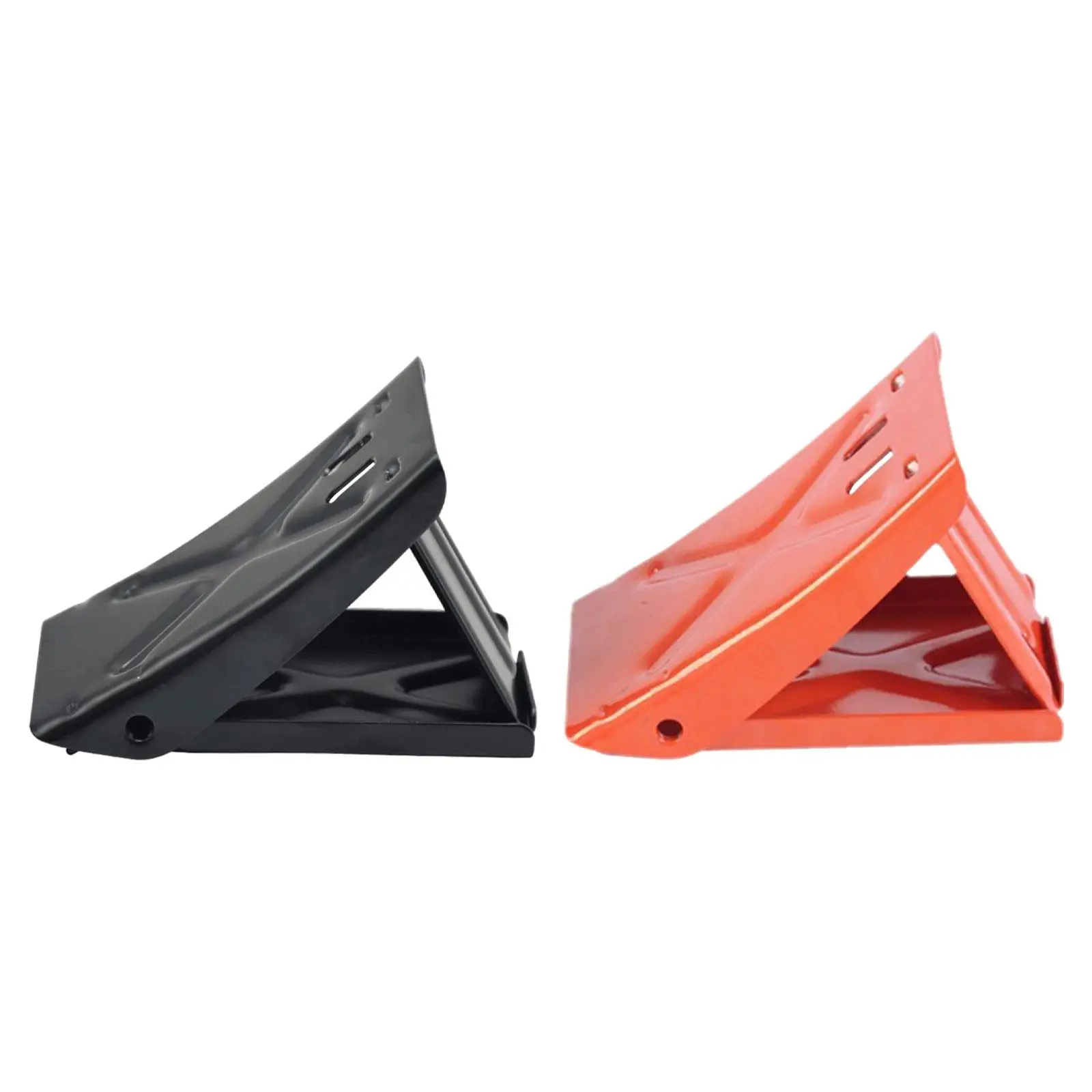 

Steel Wheel Chock Convenient Portable,Stable,Anti Slip,Tire Stopper Heavy Duty Foldable for Trucks Trailer SUV Rv