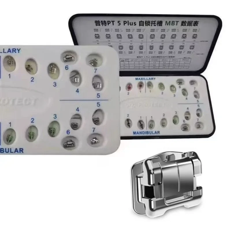 support-dentaire-autobloquant-pt-5-plus-20-materiaux-specifiques-orthodontiques-oraux-support-autobloquant-en-metal-mbt-couple-haut-et-bas