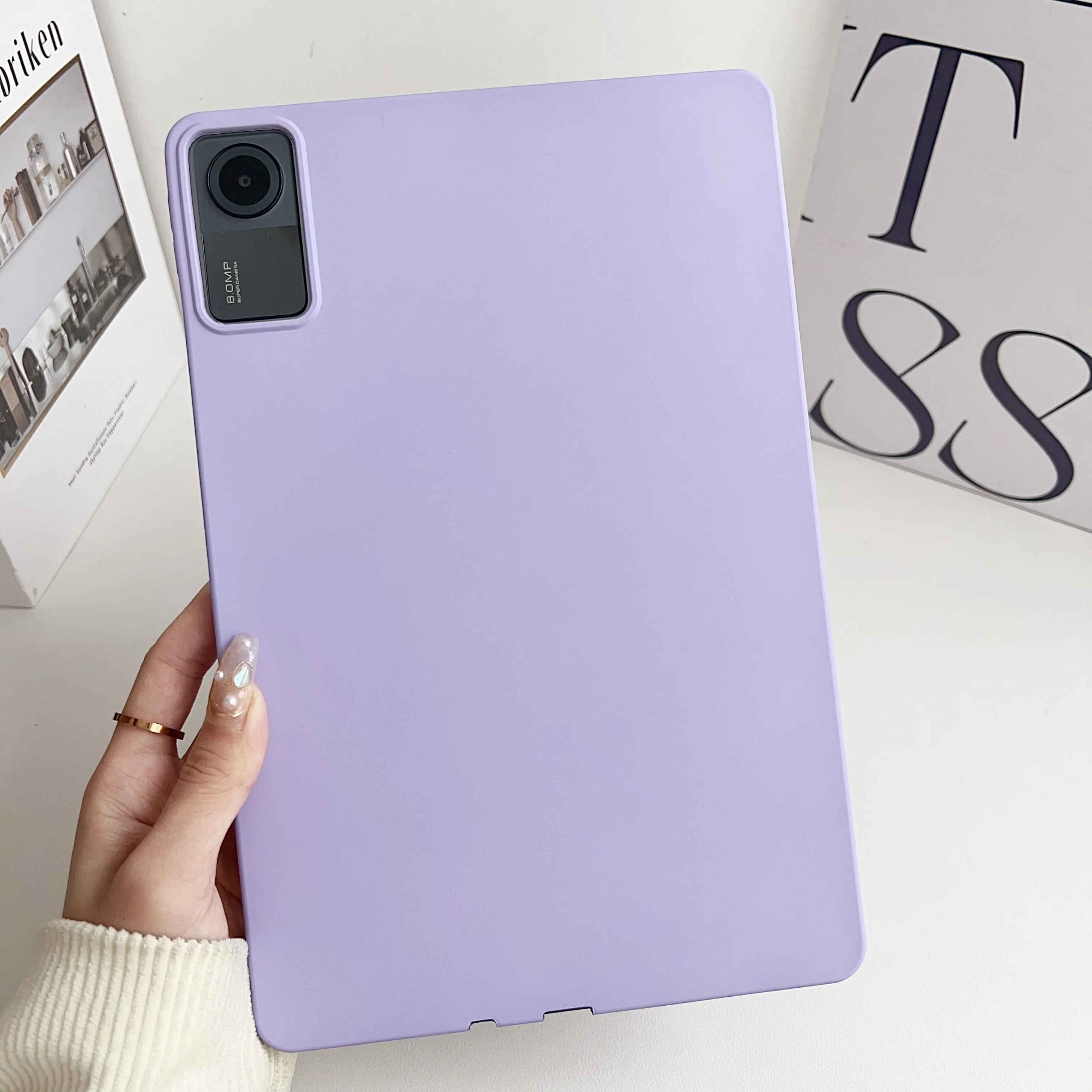 Candy Color Tablet Case For Xiaomi Redmi Pad SE 4G 8.7 inch 2024 Soft TPU Cover For Redmi Pad SE 11 inch 2023 Kids Skin Friendly