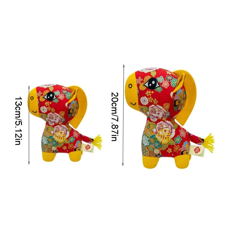 중국 스타일 말 마스코트 봉제 인형 PP 코튼 플러시 말 봉제 인형 장난감 편안한 만화 캐릭터