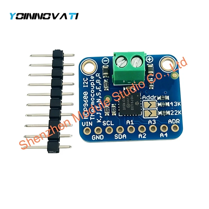 1PCS 2PCS MCP9600 High Precision Thermocouple Signal Conditioner I2C Evaluation Board for K/J/T Type Thermocouples